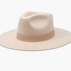 Madewell WYETH Wide Brim Womens Sand Rancher Hat